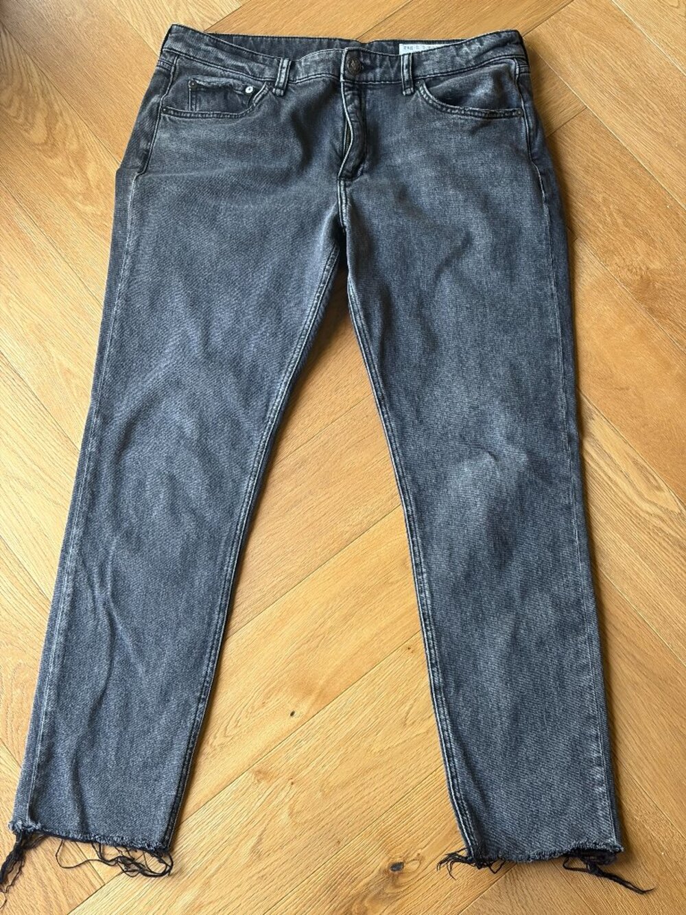 RAG AND BONE Dre Low Rise Slim Boyfriend Jean Size 30 in Faded Black
